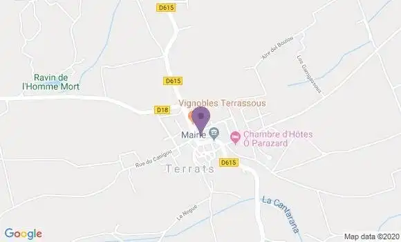 Localisation Terrats Ap - 66300