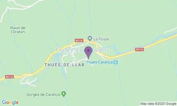 Localisation Thues Ap - 66360