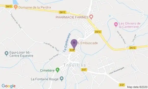 Localisation Trouillas Bp - 66300