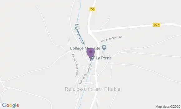 Localisation Raucourt et Flaba - 08450