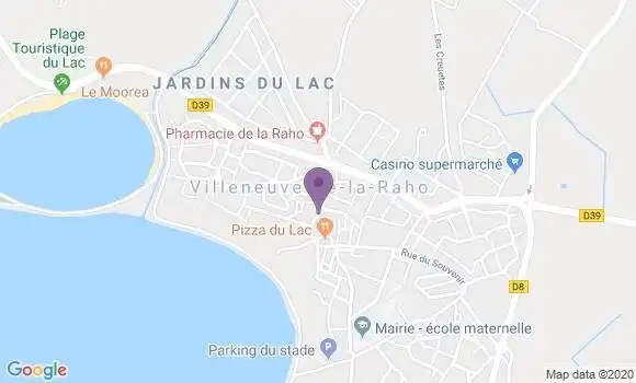 Localisation Villeneuve de la Raho Bp - 66180