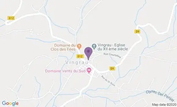 Localisation Vingrau Bp - 66600