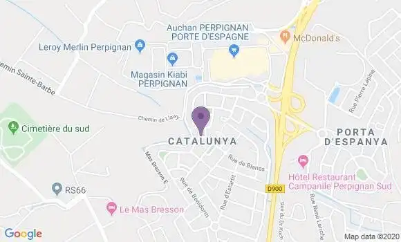 Localisation Perpignan Porte d