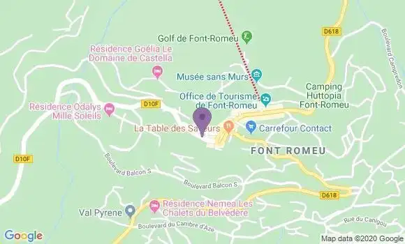 Localisation Font Romeu Odeillo Via Principal - 66121