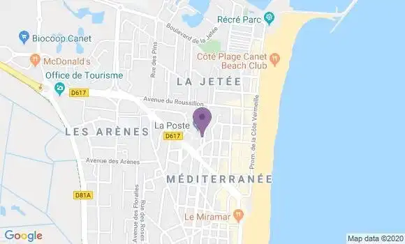 Localisation Canet En Roussillon Principal - 66141