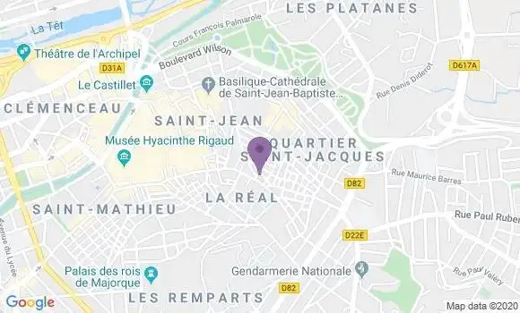 Localisation Perpignan St Jacques Bp - 66020