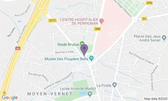 Localisation Perpignan Gilbert Brutus Bp - 66020