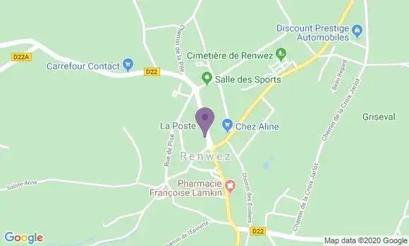 Localisation Renwez Bp - 08150