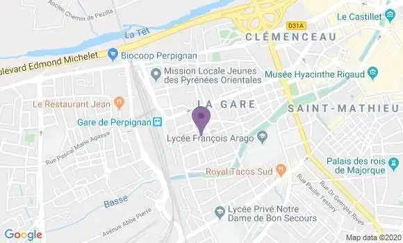 Localisation Perpignan Beranger Ap - 66020