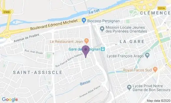 Localisation Perpignan Saint Assiscle - 66011