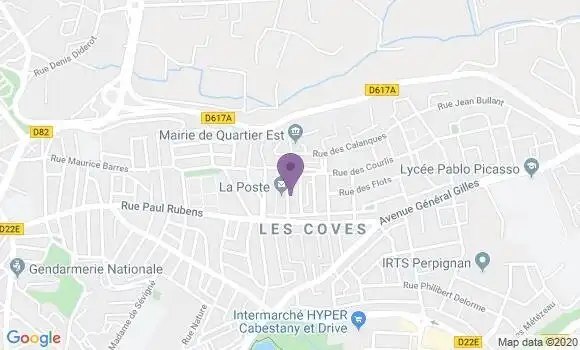 Localisation Perpignan Las Cobas - 66000