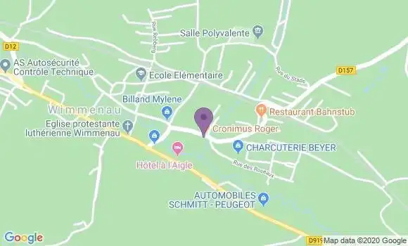 Localisation Wimmenau Bp - 67290