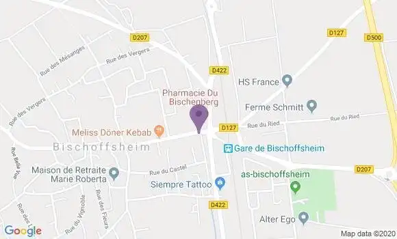 Localisation Bischoffsheim Bp - 67870