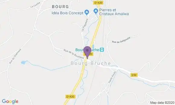Localisation Bourg Bruche Ap - 67420