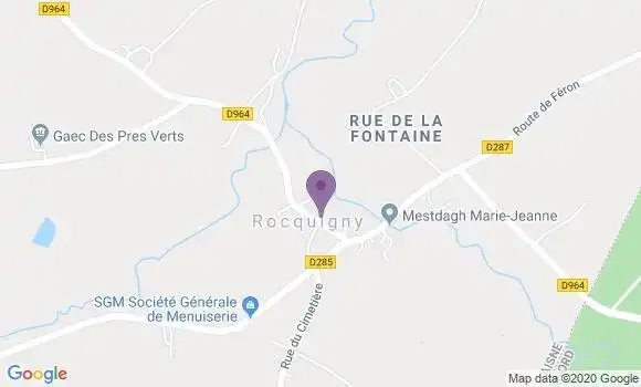 Localisation Rocquigny Ap - 08220