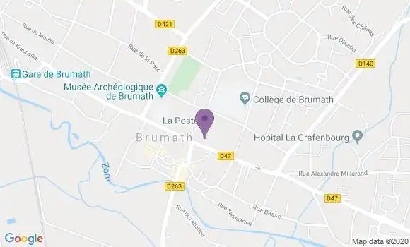 Localisation Brumath - 67170