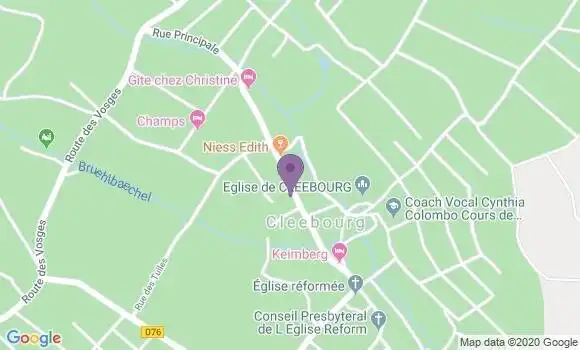 Localisation Cleebourg Ap - 67160