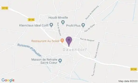 Localisation Dauendorf Ap - 67350