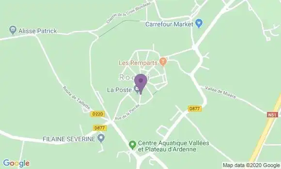 Localisation Rocroi Bp - 08230