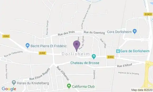 Localisation Dorlisheim Bp - 67120