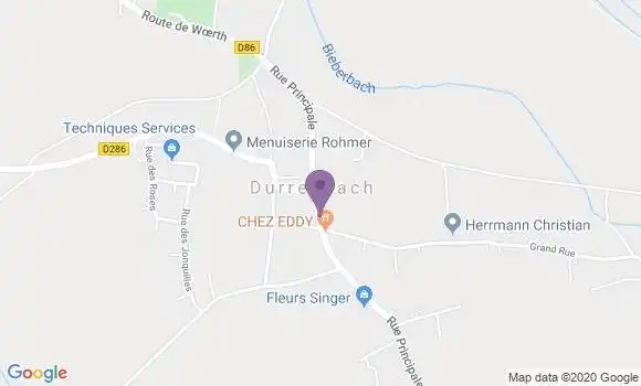 Localisation Durrenbach Ap - 67360