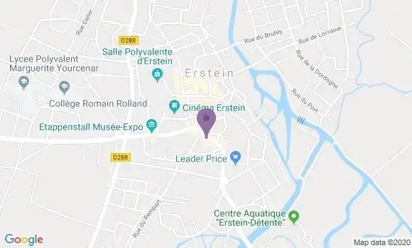 Localisation Erstein - 67150
