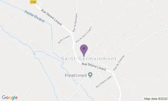 Localisation Saint Germainmont Ap - 08190