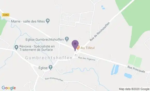 Localisation Gumbrechtshoffen Ap - 67110