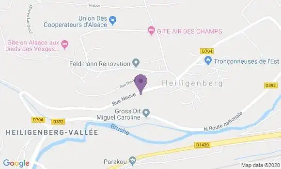 Localisation Heiligenberg Ap - 67190