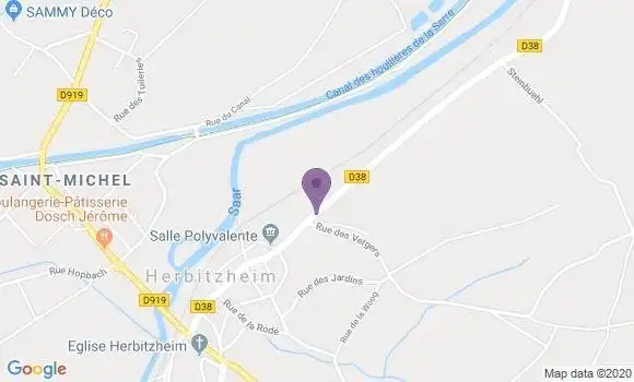 Localisation Herbitzheim Bp - 67260