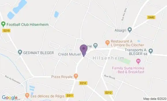 Localisation Hilsenheim Bp - 67600