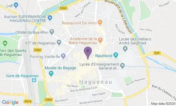 Localisation Haguenau Barberousse Bp - 67500