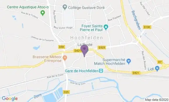 Localisation Hochfelden Bp - 67270