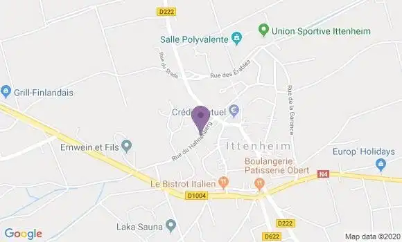 Localisation Ittenheim Bp - 67117