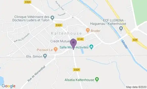 Localisation Kaltenhouse Ap - 67240