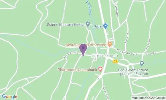 Localisation Lembach Bp - 67510