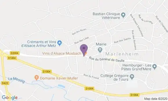Localisation Marlenheim Bp - 67520