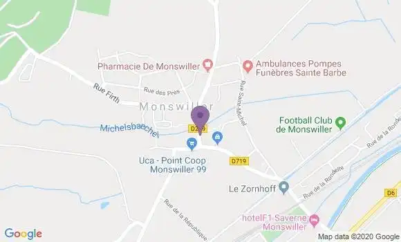 Localisation Monswiller Bp - 67700