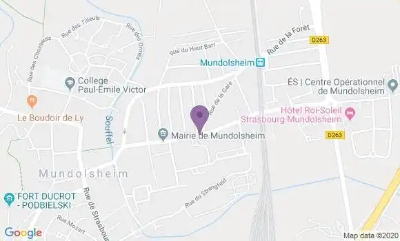 Localisation Mundolsheim Bp - 67450