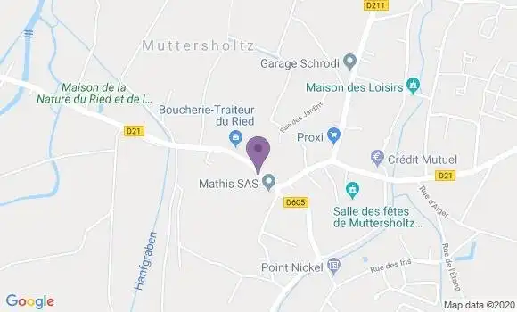 Localisation Muttersholtz Bp - 67600