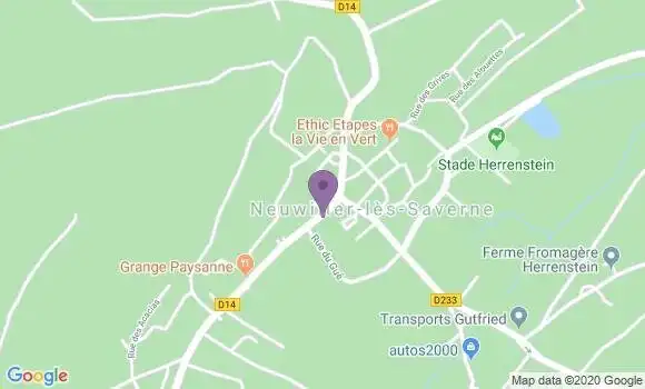 Localisation Neuwiller les Saverne Bp - 67330