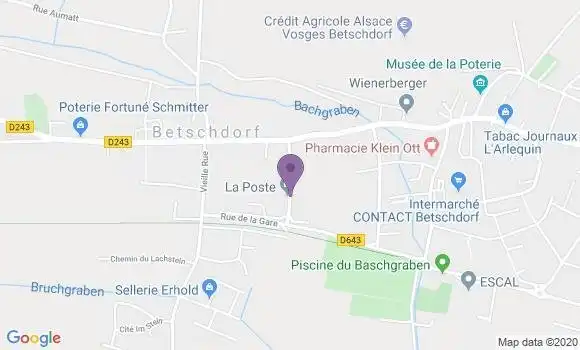 Localisation Betschdorf Bp - 67660