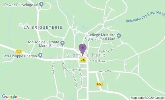 Localisation Signy le Petit Bp - 08380