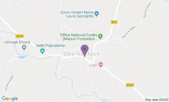 Localisation Oberhaslach Bp - 67280