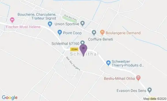 Localisation Seebach Bp - 67160