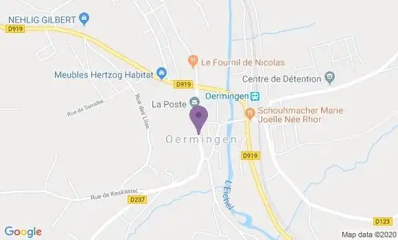 Localisation Oermingen Bp - 67970