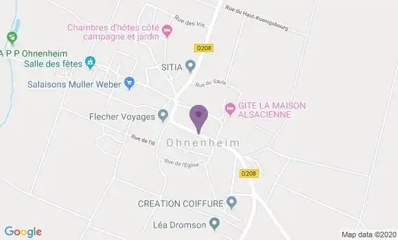 Localisation Ohnenheim Ap - 67390