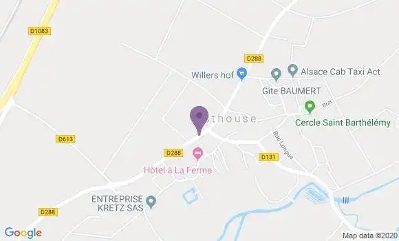 Localisation Osthouse Ap - 67150