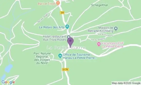 Localisation La Petite Pierre Bp - 67290