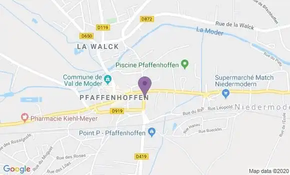 Localisation Pfaffenhoffen - 67350